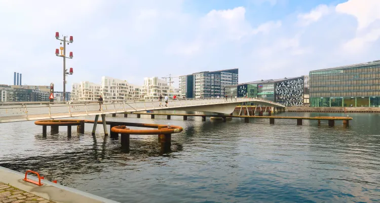 Fahrradbrücke in Kopenhagen