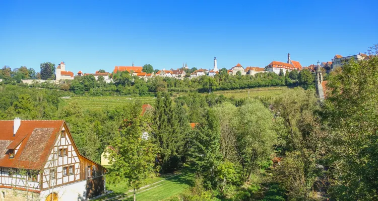 Blick auf Rothenburg