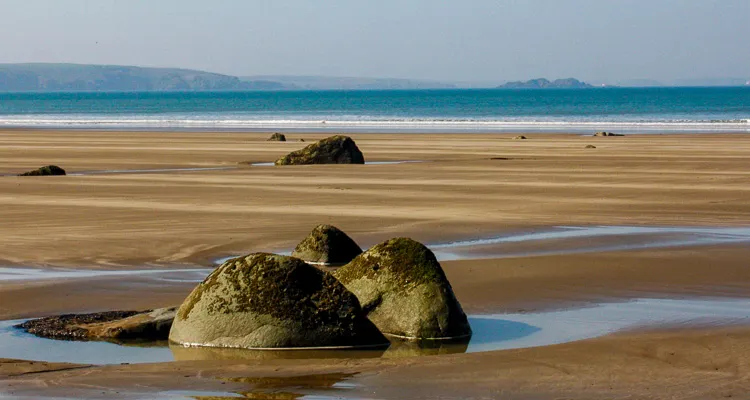 Ein einsamer Strand