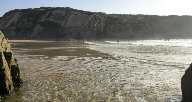 Radurlaub in Portugal, Praia do Carvalhal