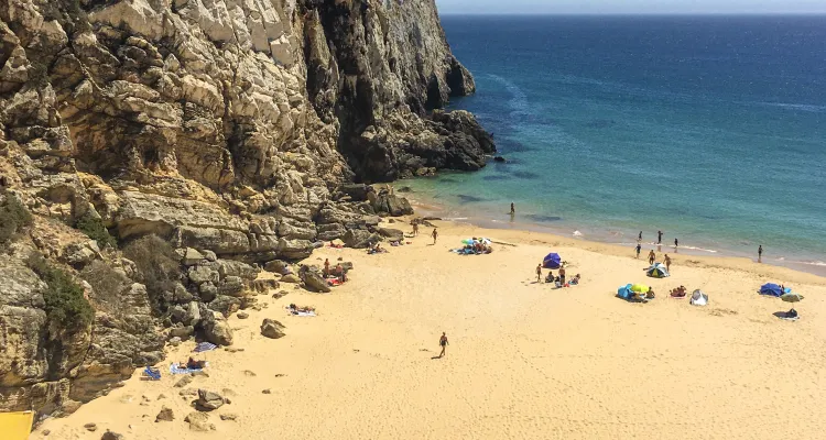 Radurlaub in Portugal, Praia do Beliche