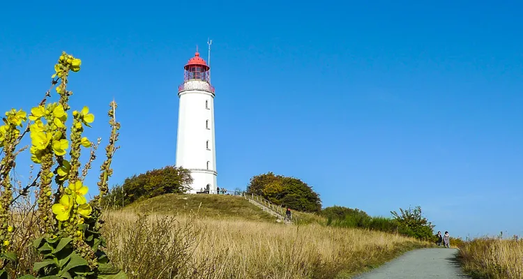 Familien Radreisen an der Ostsee, Leuchtturm Dornbusch auf Hiddensee