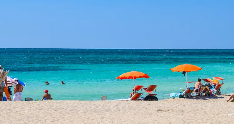 Badestrand in Apulien