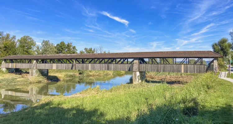 Holzbrücke bei Hard