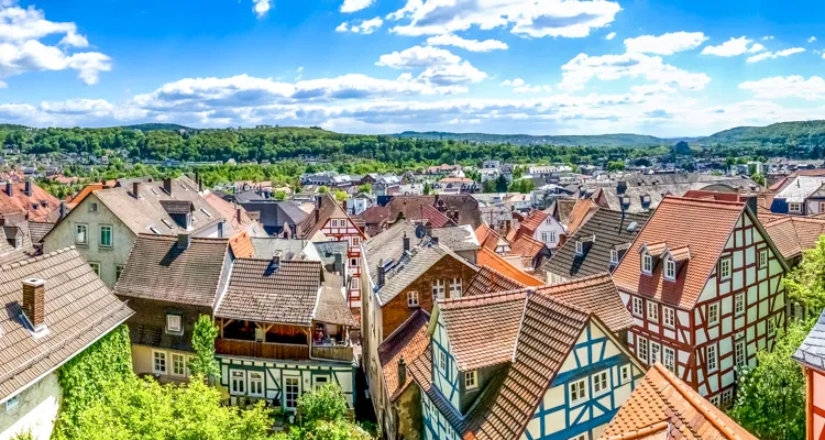 Lahn-Radweg, Altstadt, Marburg