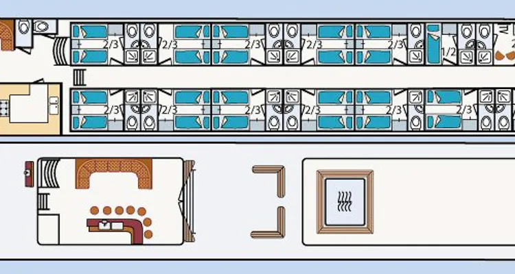 Mare fan Fryslân, Deckplan