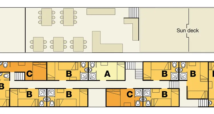 MS Caprice, Deckplan