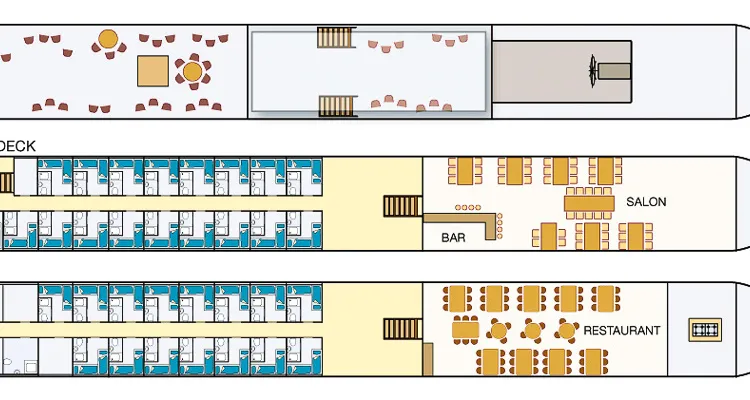 MS Patria, Deckplan