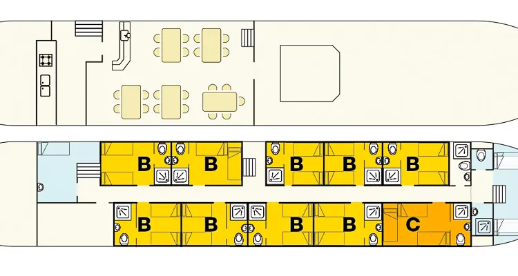 MS Vita Pugna, Deckplan