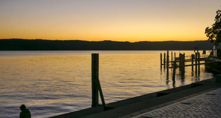 Sonnenuntergang am Bodensee