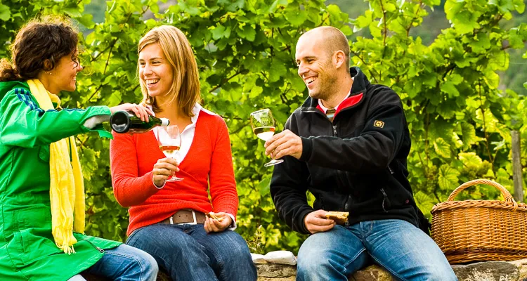 Pause auf dem Mosel-Radweg