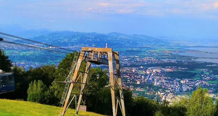 Blick vom Pfänder auf den Bodensee