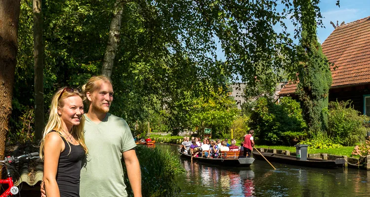 Auf dem Gurken-Radweg im Spreewald