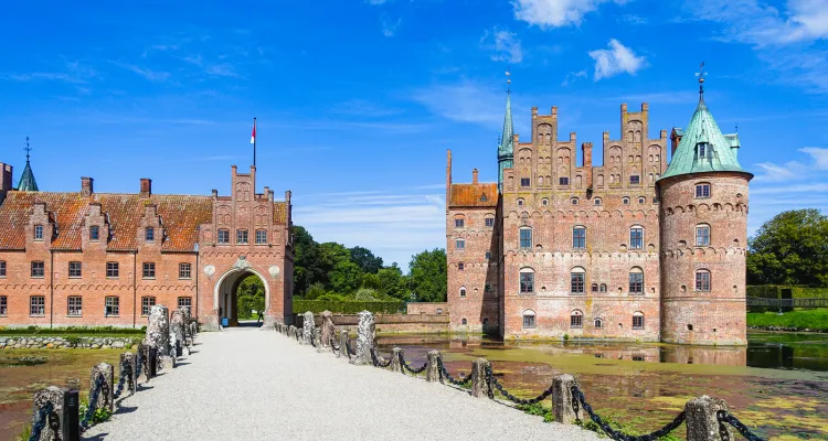 Radreisen in Daenemark Egeskov Schloss