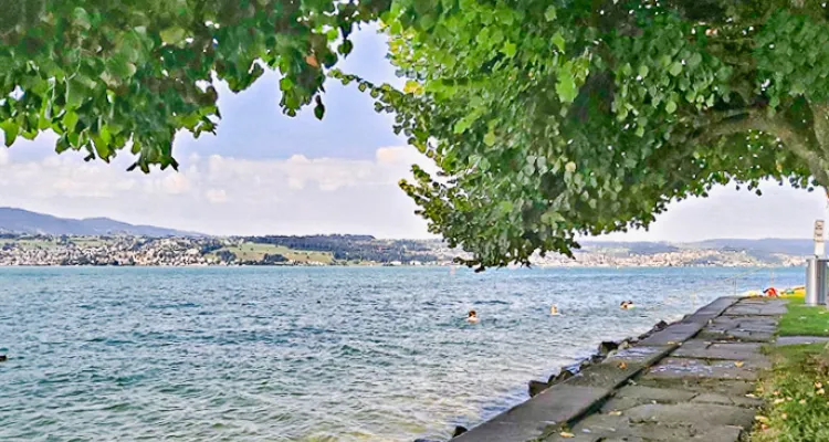 Zürichsee, Landschaft, baden