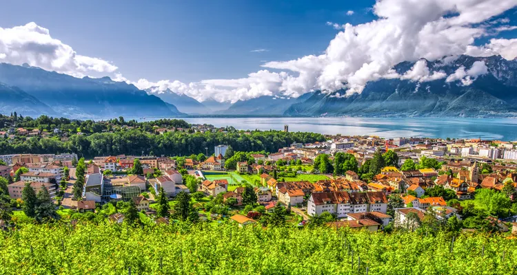 Rhone-Radweg, Montreux