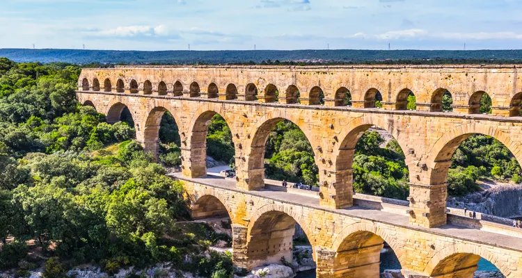 Rhone-Radweg, Pont du Gard