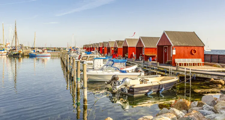 Radreisen in Skandinavien - Rødvig Hafen