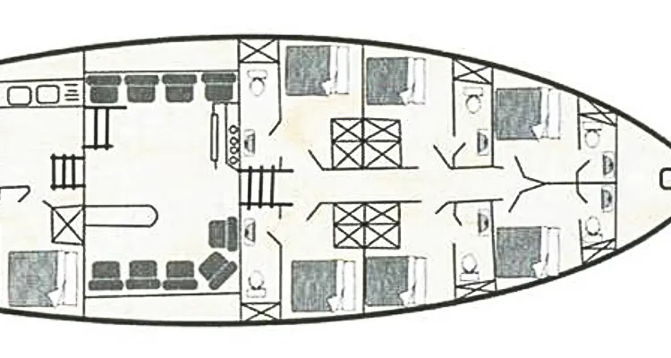 MS Sundial, Deckplan