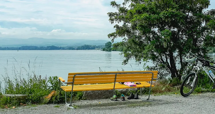 Bodensee-Radweg mit Tandem