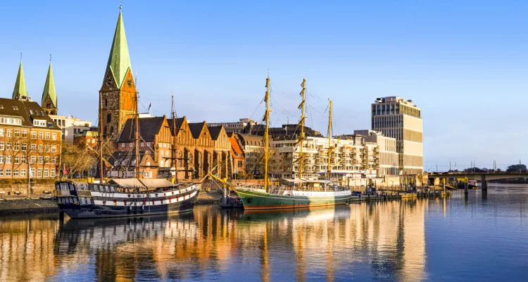 Der Weser-Radweg - Bremen