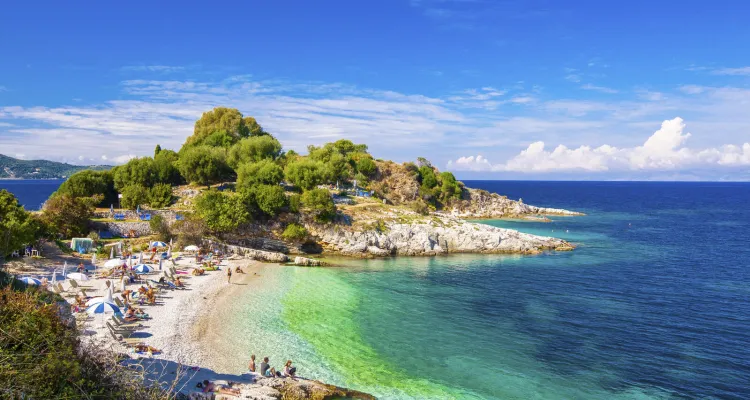 Korfu Lakones Strand