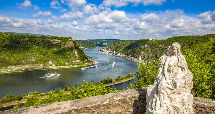 Radtour durch das Mittelrheintal