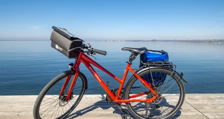 Reisebericht: Kurzurlaub mit dem Rad um den Bodensee, Bregenz, Fahrrad