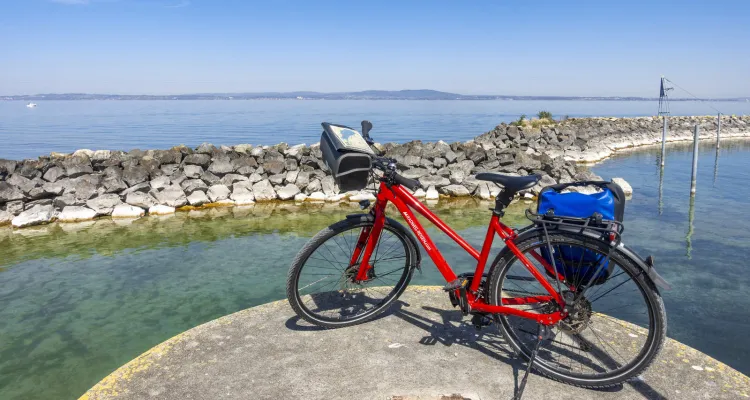 Reisebericht: Kurzurlaub mit dem Rad um den Bodensee, Romanshorn, Fahrrad