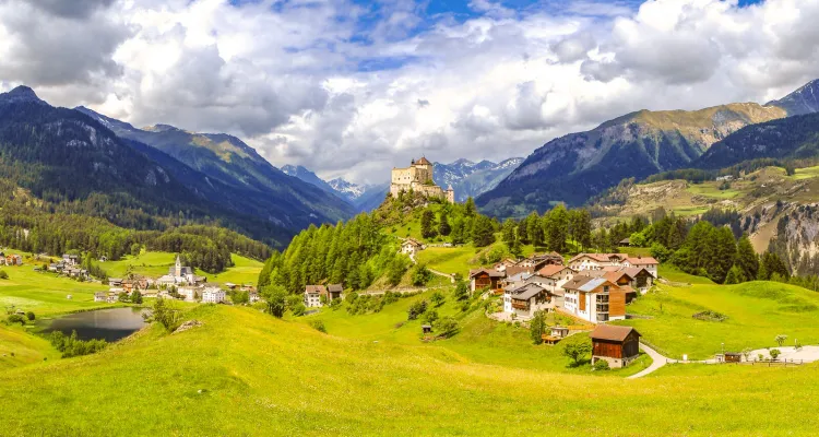 Susch in Graubünden - Sportliche Fahrradtouren am Bodensee