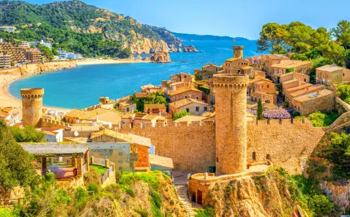 Altstadt und Burg von Tossa de Mar