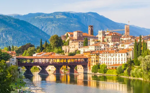 Radreise von den Dolomiten nach Venedig