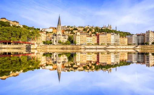 Radtour an der Rhône von Genf nach Lyon