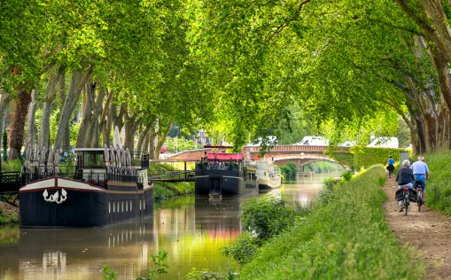 Radurlaub am Canal du Midi