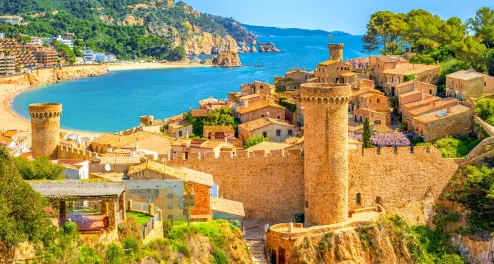 Altstadt und Burg von Tossa de Mar