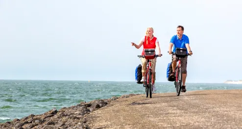 Mit dem Rad und unter Segeln in Holland