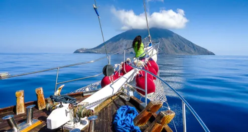 Mit Rad und Schiff von Sizilien zu den Liparischen Inseln