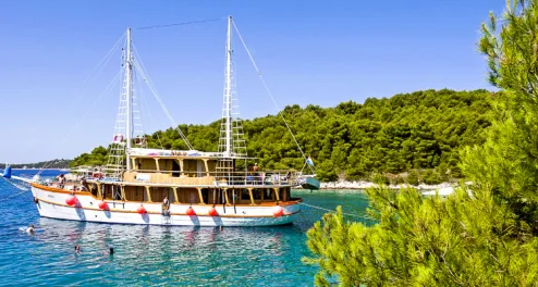 Mit Rad und Schiff in Nord-Dalmatien
