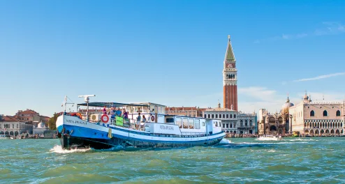 Rad und Schiff in Italien Von Mantua nach Venedig