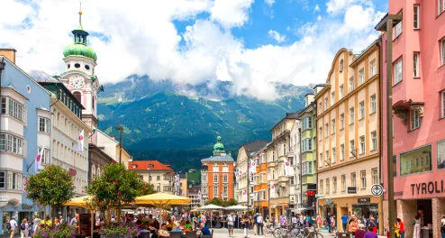 Radtour von St. Moritz nach Innsbruck