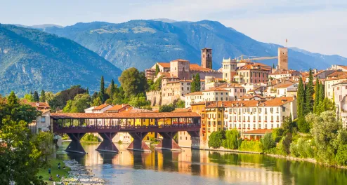 Radreise von den Dolomiten nach Venedig