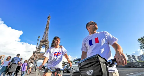 Radreise von Paris nach London