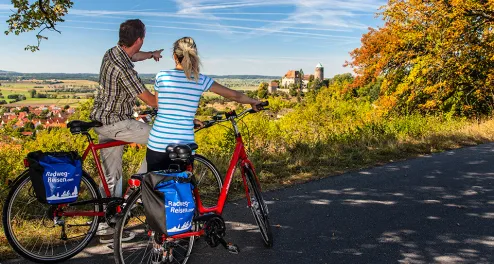 Radtour auf der Burgenstraße