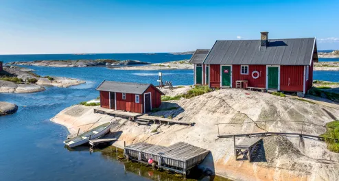 Radtour durch den Schärengarten Stockholms