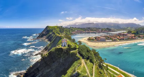 Radtour entlang der Atlantikküste in Spanien