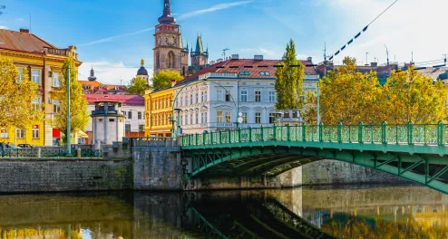 Radtour entlang der Elbe durch Tschechien