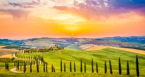 Radtour in der Toskana