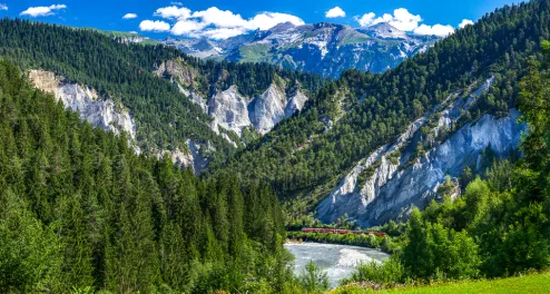 Rhein-Radtour in der Schweiz